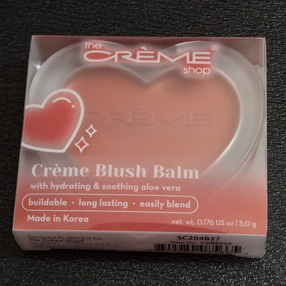 The Creme Shop Other - 🎁❤️The Crème Shop Heart Shape Creme Blush Balm in Lovestruck